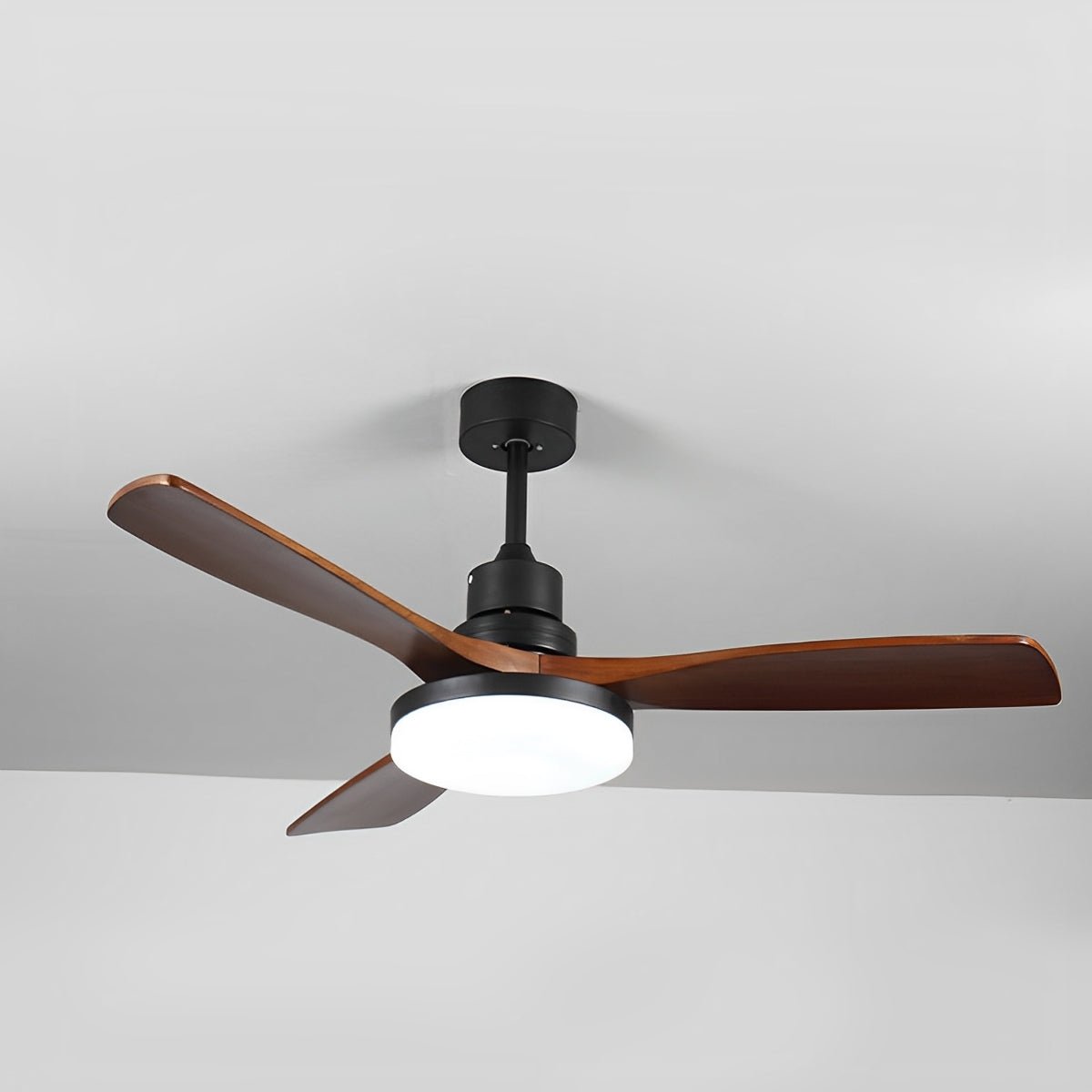 Vintage Variable Frequency Solid Wood Ceiling Fan Light - Flyachilles
