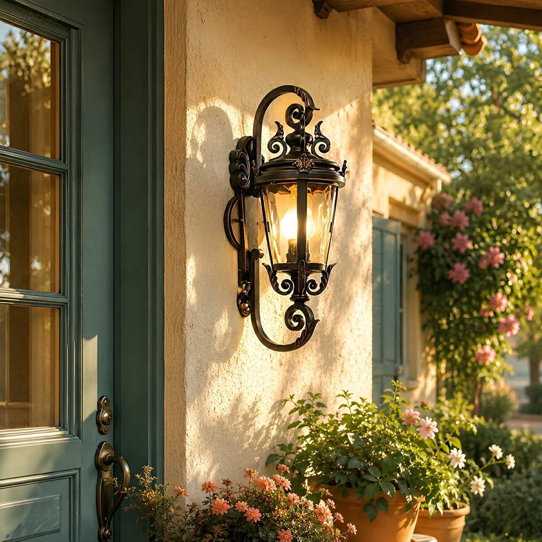 Vintage Waterproof Casa Marseille Outdoor LED Porch Light Exterior Wall Lights - Flyachilles