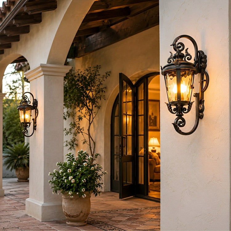 Vintage Waterproof Casa Marseille Outdoor LED Porch Light Exterior Wall Lights - Flyachilles