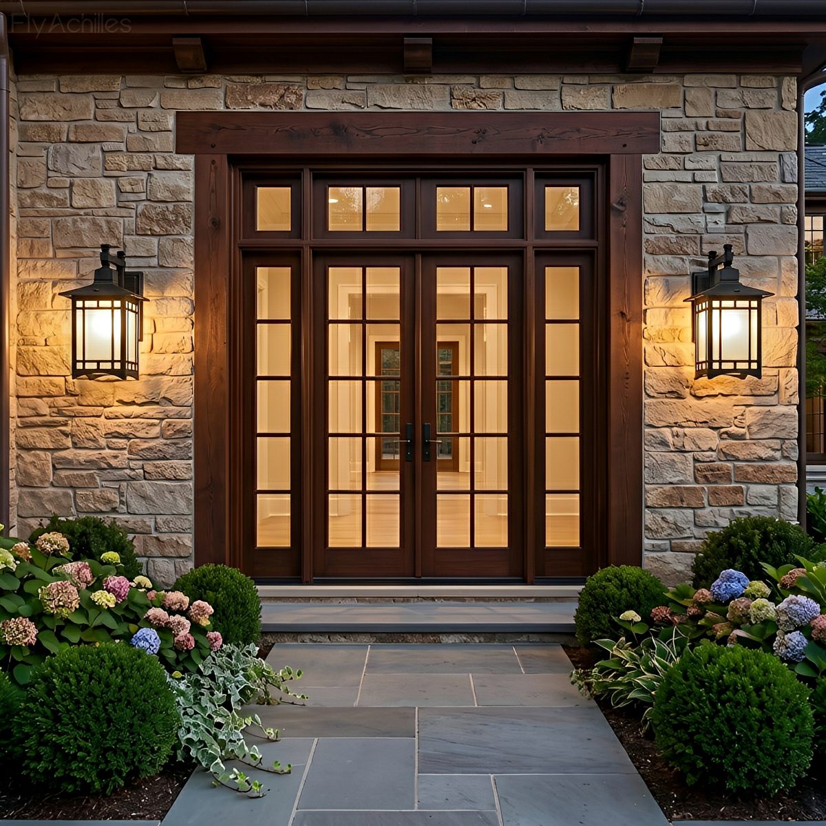 Vintage Waterproof Coach LED Outdoor Wall Light Wall Sconce - Flyachilles