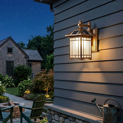 Vintage Waterproof Coach LED Outdoor Wall Light Wall Sconce - Flyachilles