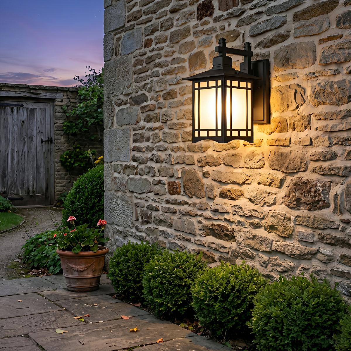 Vintage Waterproof Coach LED Outdoor Wall Light Wall Sconce - Flyachilles