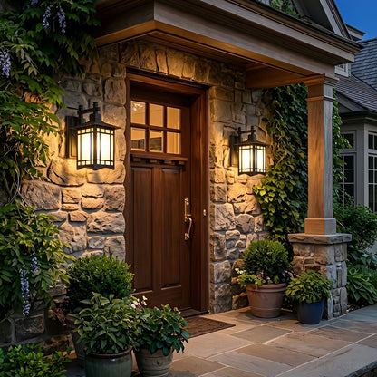 Vintage Waterproof Coach LED Outdoor Wall Light Wall Sconce - Flyachilles