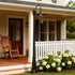 Vintage Waterproof Flared LED Outdoor Pathway Pole Lights - Flyachilles