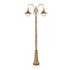 Vintage Waterproof Flared LED Outdoor Pathway Pole Lights - Flyachilles
