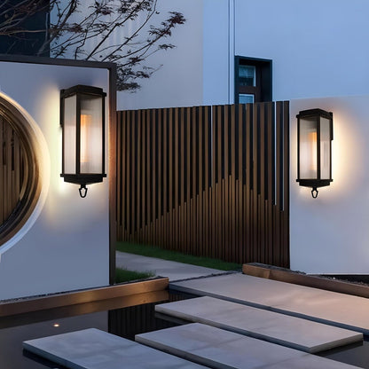Vintage Waterproof Rectangular Outdoor LED Porch Wall Lights - Flyachilles