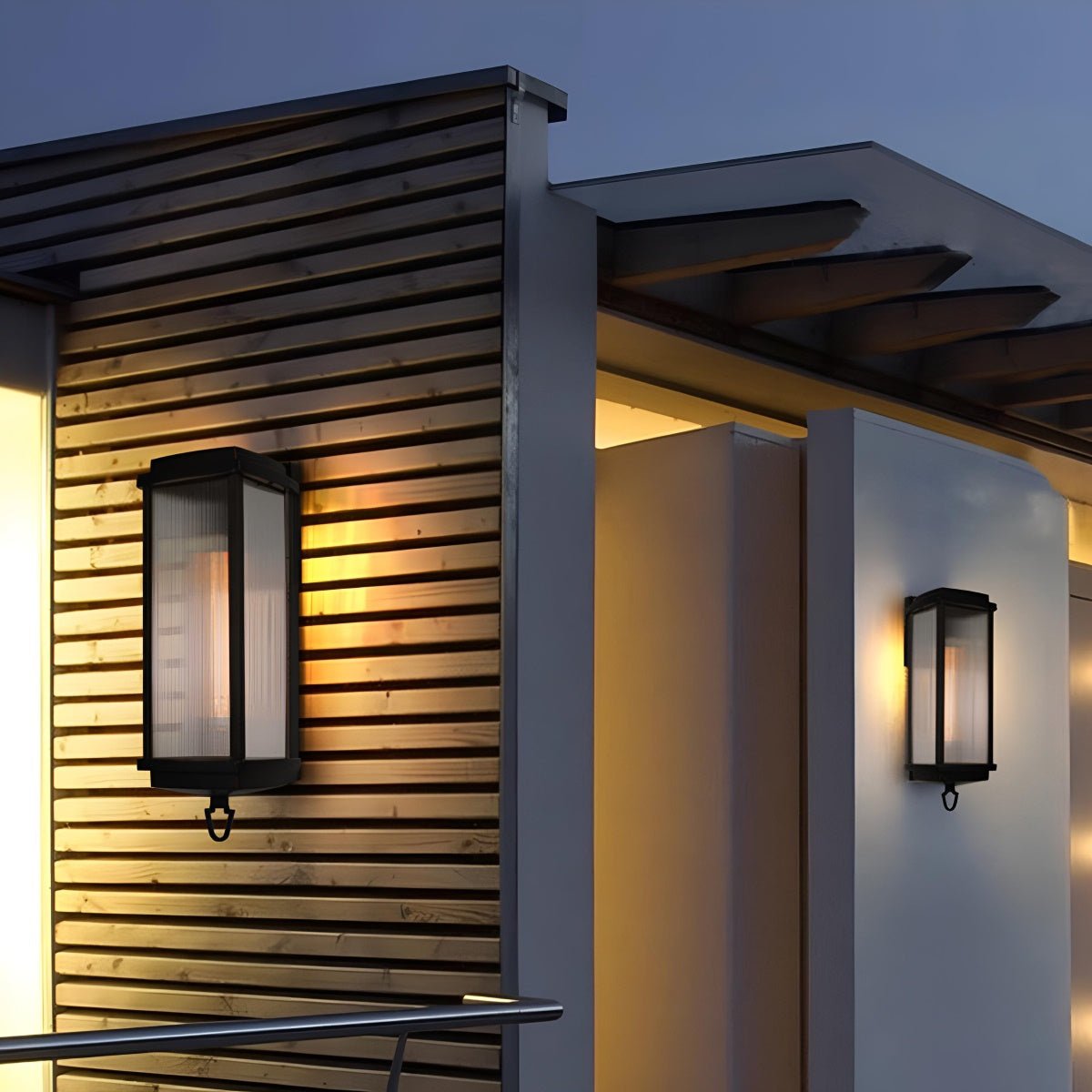 Vintage Waterproof Rectangular Outdoor LED Porch Wall Lights - Flyachilles