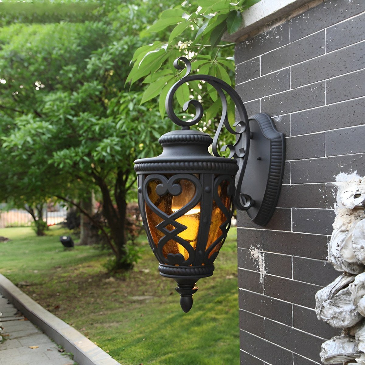 Vintage Waterproof Rustic Outdoor LED Porch Wall Lights - Flyachilles
