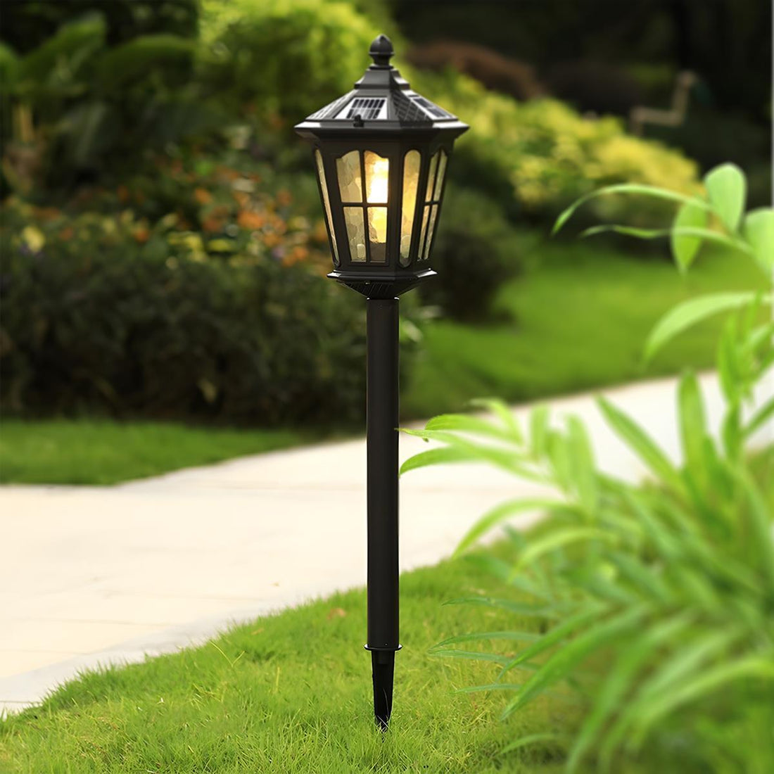 Vintage Waterproof Solar Tower Outdoor LED Landscape Lighting - Flyachilles