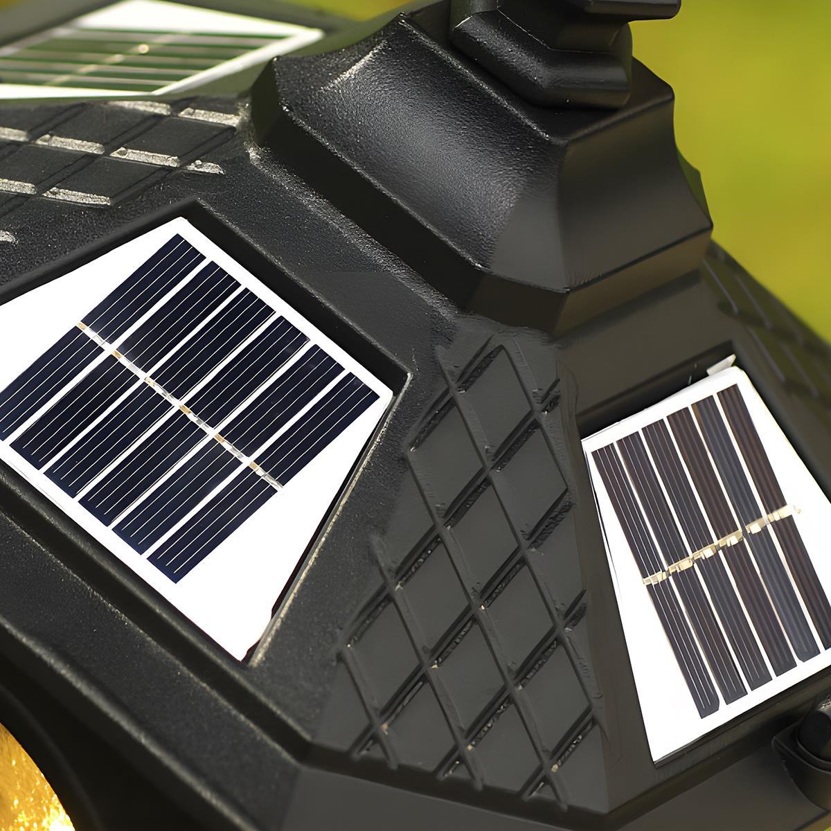 Vintage Waterproof Solar Tower Outdoor LED Landscape Lighting - Flyachilles
