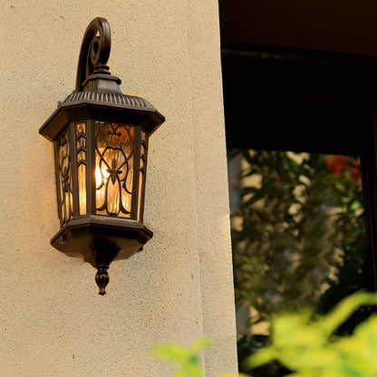 Vintage Waterproof Window Paper - cuts Outdoor LED Porch Light Exterior Wall Lights - Flyachilles