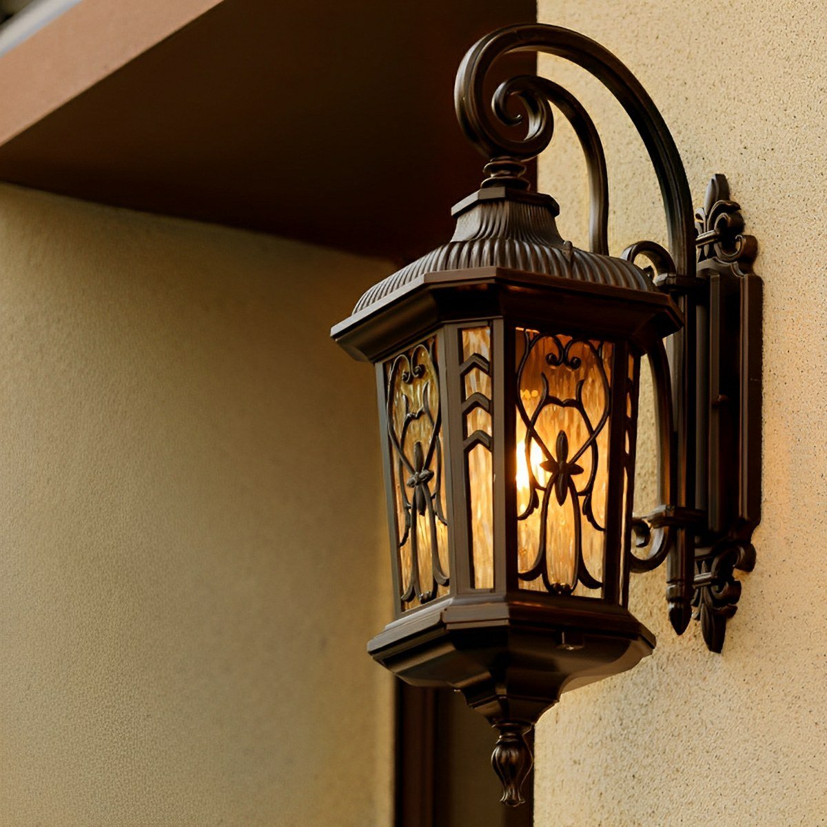 Vintage Waterproof Window Paper - cuts Outdoor LED Porch Light Exterior Wall Lights - Flyachilles