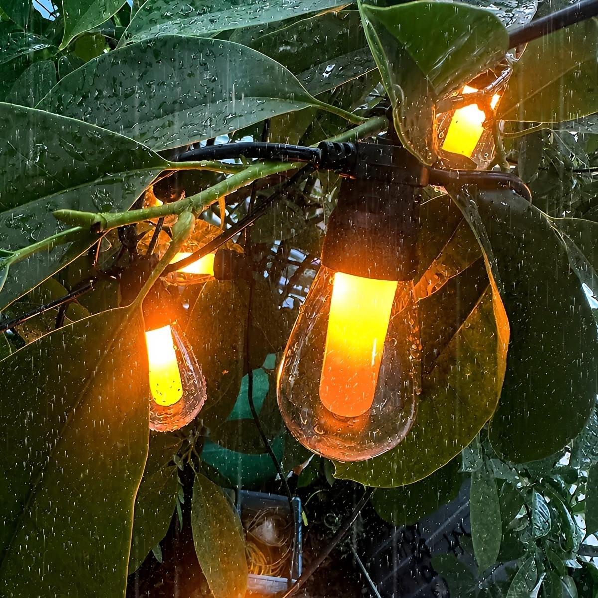 Waterproof 10 LED Outdoor String Lights 16.85ft - Flyachilles