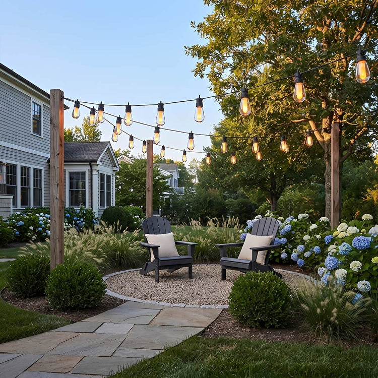 Waterproof 10 LED Outdoor String Lights 16.85ft - Flyachilles