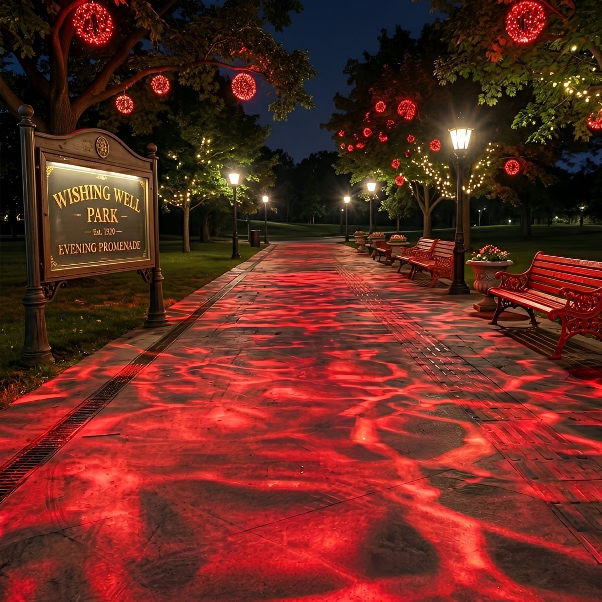 Waterproof 3D Dynamic Ocean Water Ripple LED Spotlight Ambient Lighting - Flyachilles