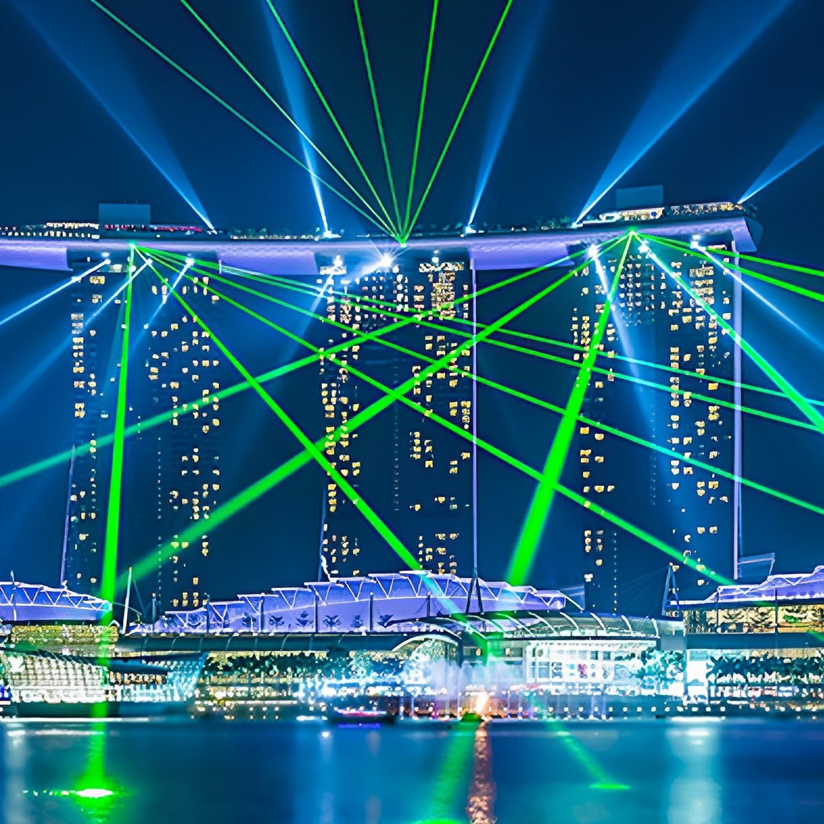 Waterproof 540° Rotation Outdoor LED Beam Spot Light Special Effects Lighting - Flyachilles