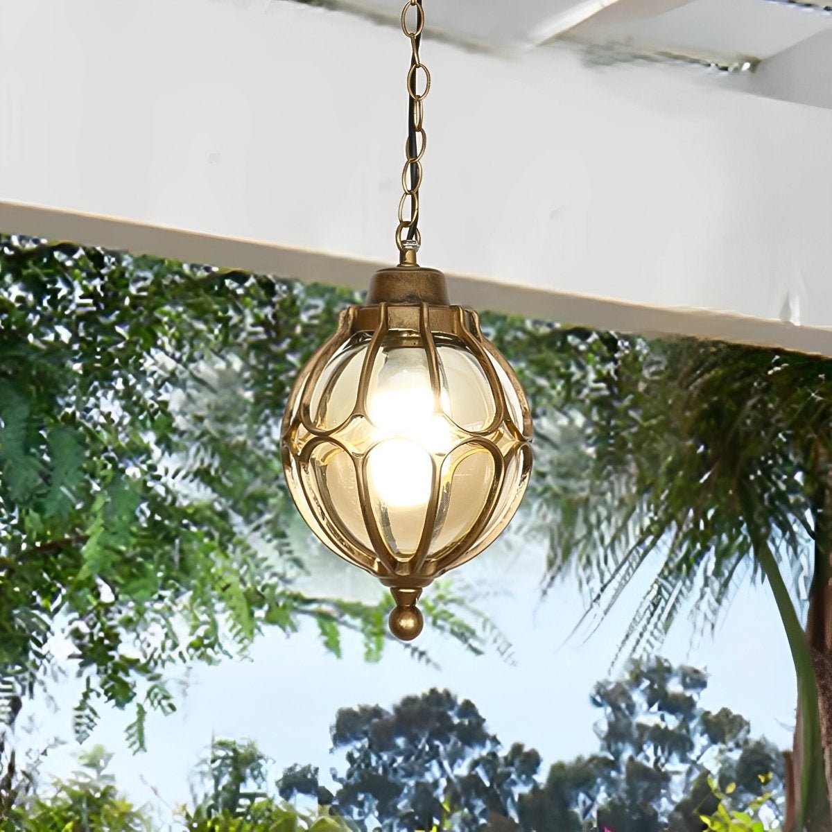 Waterproof Aluminum Ball Outdoor Chandelier Light Hanging Pendan Light - Flyachilles