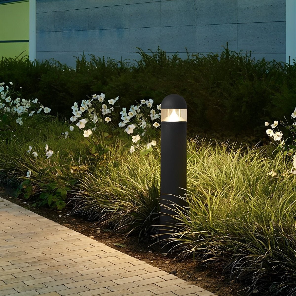 Waterproof Aluminum Metal Post Bollard Light Pillar Lantern Pathway - Flyachilles