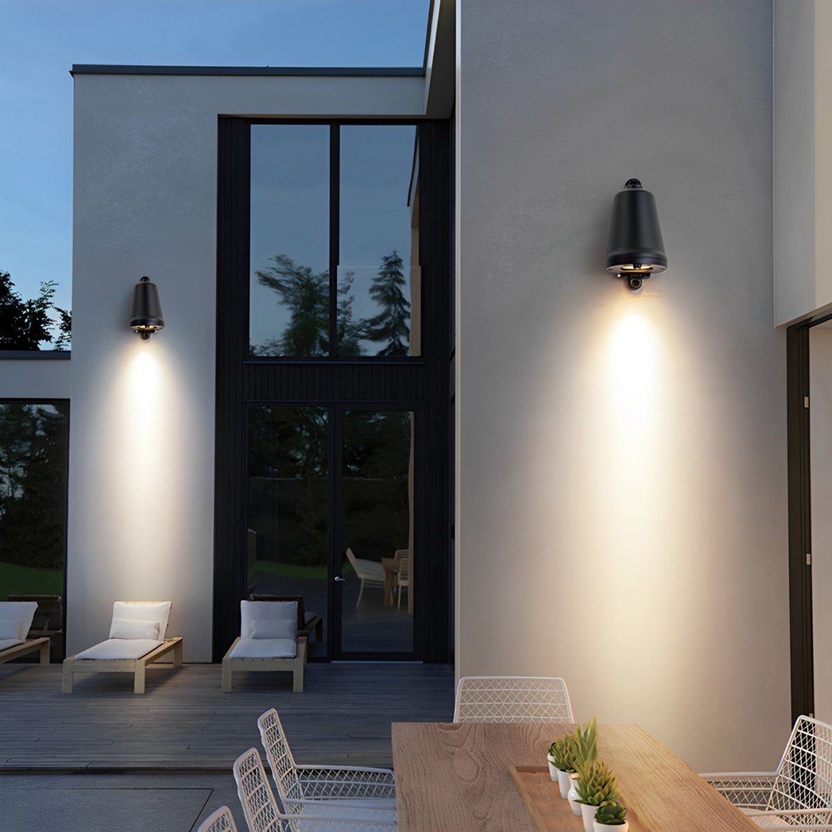 Waterproof Bell Shaped LED Outdoor Wall Sconces Wall Washer Light - Flyachilles