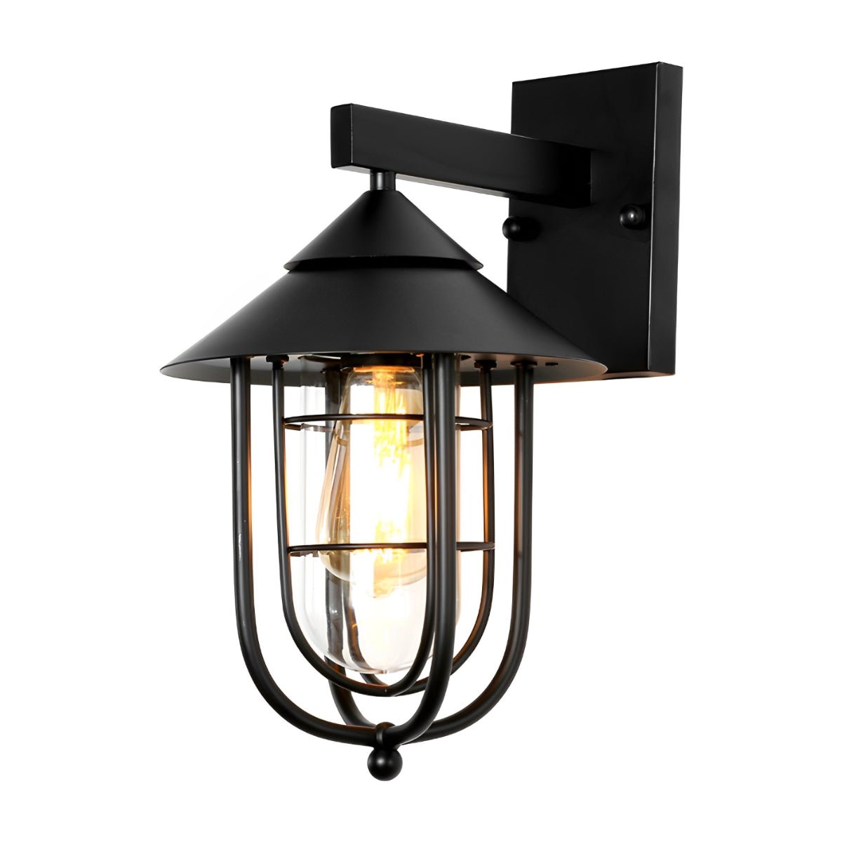 Waterproof Black LED Industrial Outdoor Wall Sconces - Flyachilles