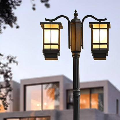 Waterproof Black Modern Outdoor Pole Lights Public Lighting - Flyachilles