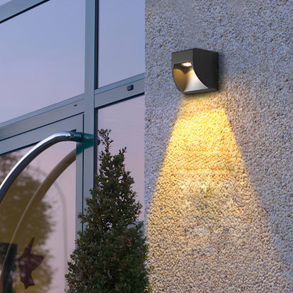 Waterproof Black Up and Down LED Outdoor Wall Sconces - Flyachilles