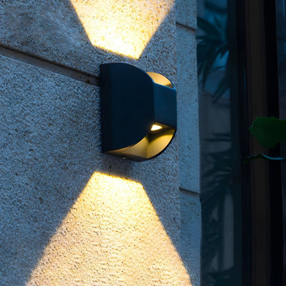 Waterproof Black Up and Down LED Outdoor Wall Sconces - Flyachilles