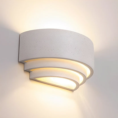 Waterproof Cement Tiered Up and Down LED Outdoor Wall Lights - Flyachilles