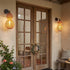 Waterproof Coastal Gourd Handwoven Rattan Outdoor Wall Lights - Flyachilles