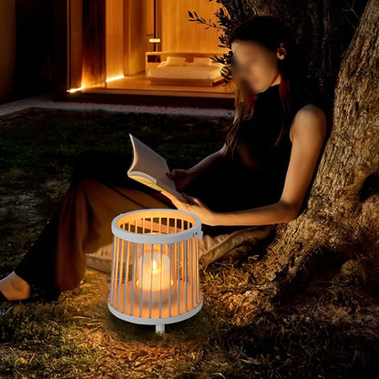 Waterproof Cylinder Outdoor Floor Lamps Hanging LED Candle Lanterns - Flyachilles