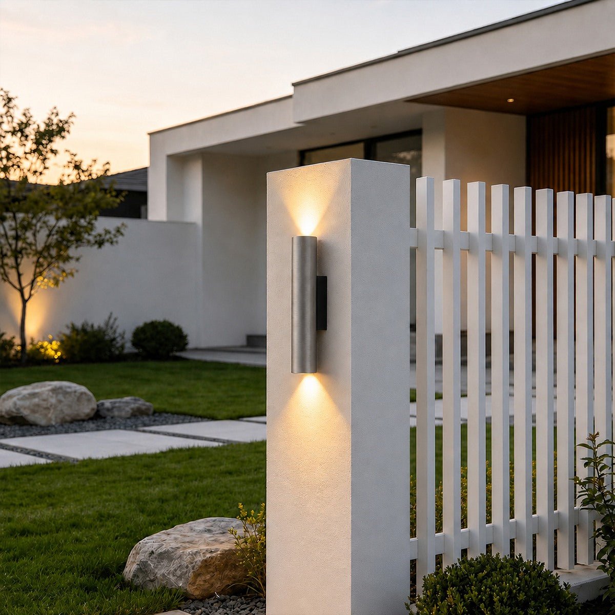 Waterproof Cylinder Up and Down Outdoor Wall Light - Flyachilles