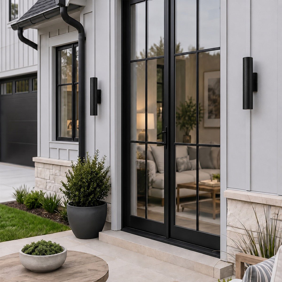 Waterproof Cylinder Up and Down Outdoor Wall Light - Flyachilles