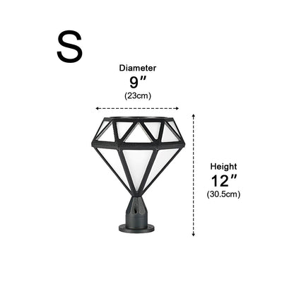 Waterproof Diamond Shape Post Cap Lights Fence Lighting - Flyachilles