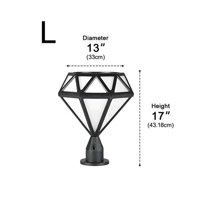 Waterproof Diamond Shape Post Cap Lights Fence Lighting - Flyachilles