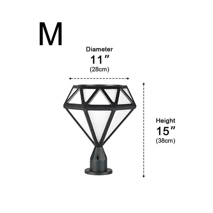 Waterproof Diamond Shape Post Cap Lights Fence Lighting - Flyachilles
