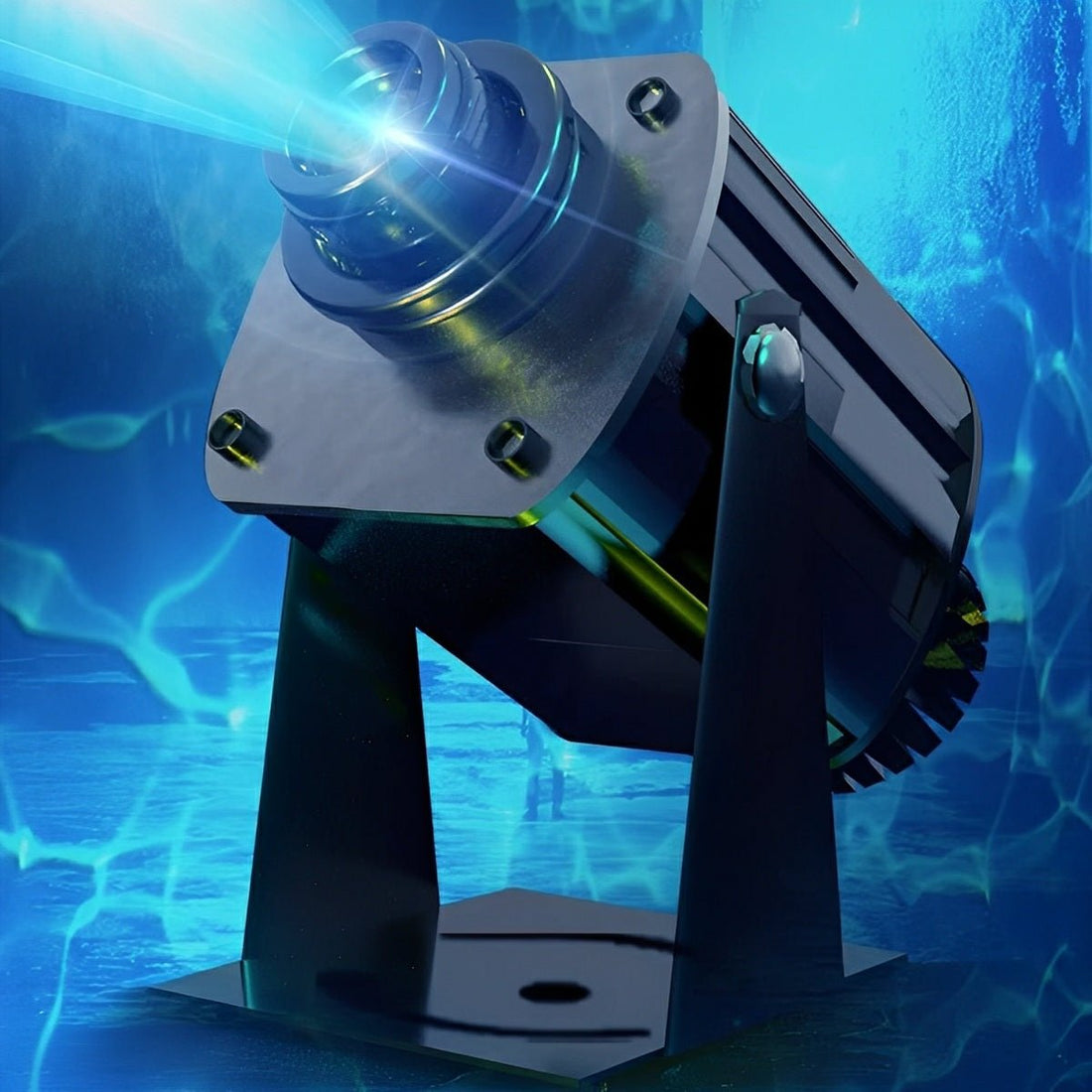 Waterproof Dynamic Water Waves LED Spot Light Ambient Lighting - Flyachilles