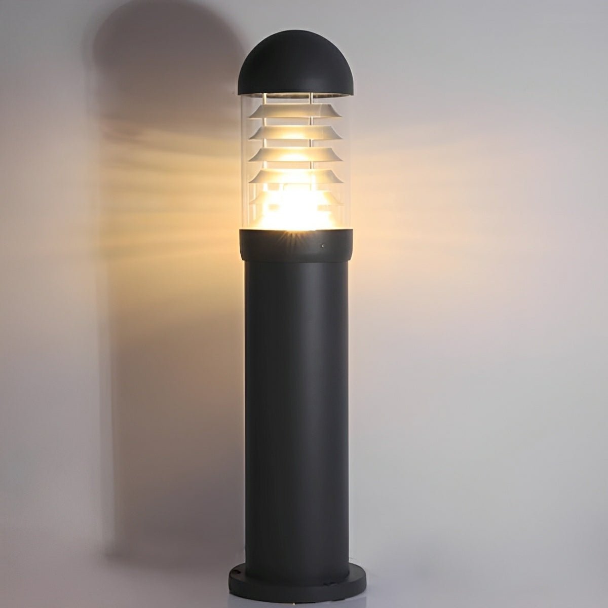 Waterproof Fence Patio Courtyard Park Yard Aluminum Pillar Post Column Lamp - Flyachilles