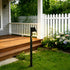 Waterproof Flash Black Modern Column Outdoor Street Pole Lights - Flyachilles
