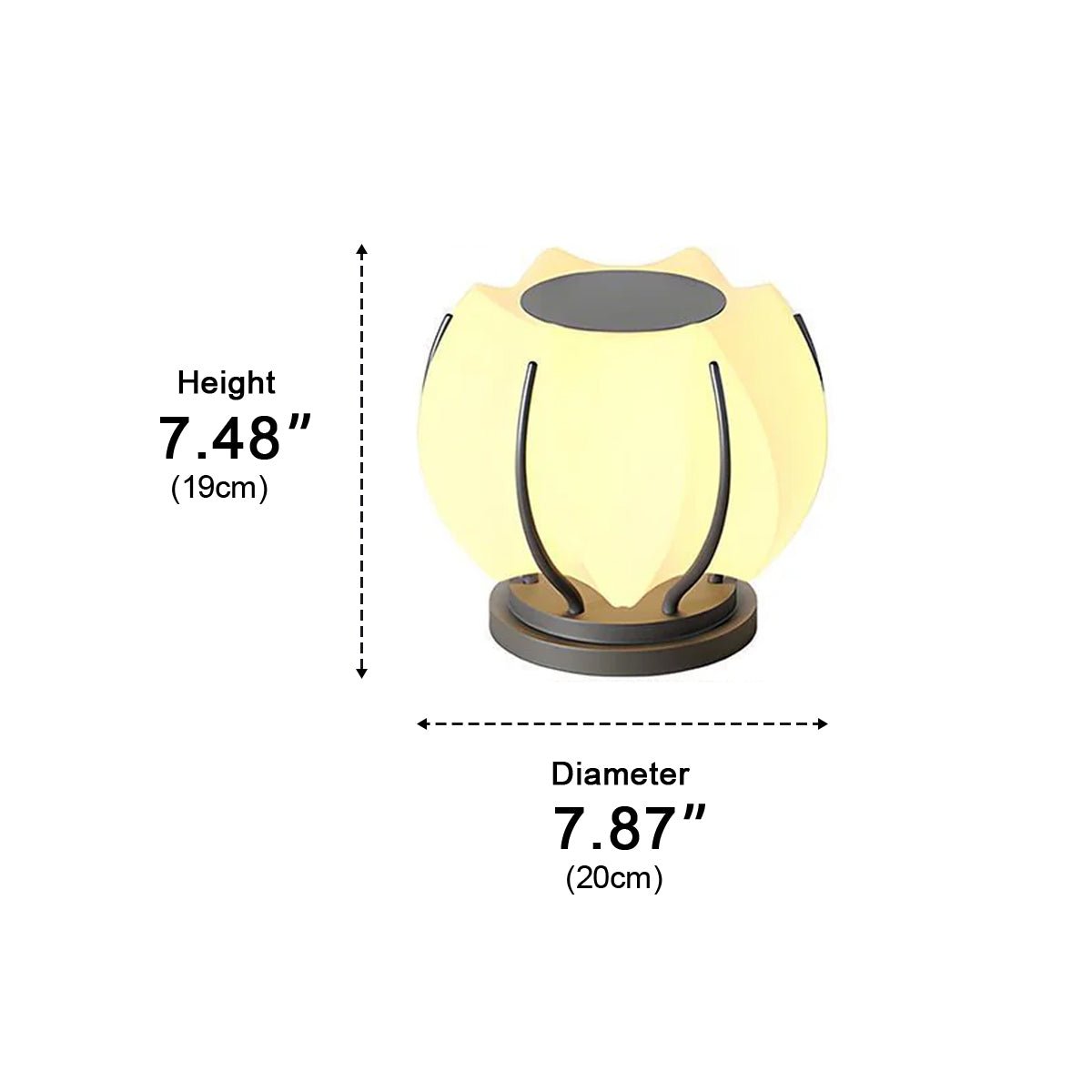 Waterproof Flower LED Outdoor Post Lights - Flyachilles