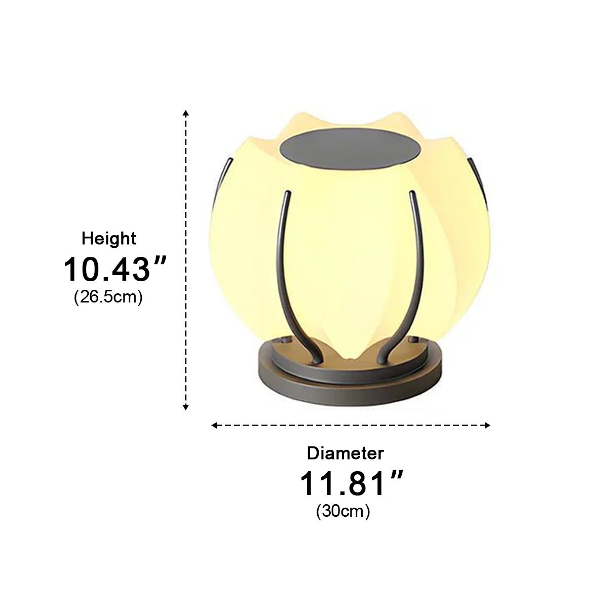 Waterproof Flower LED Outdoor Post Lights - Flyachilles