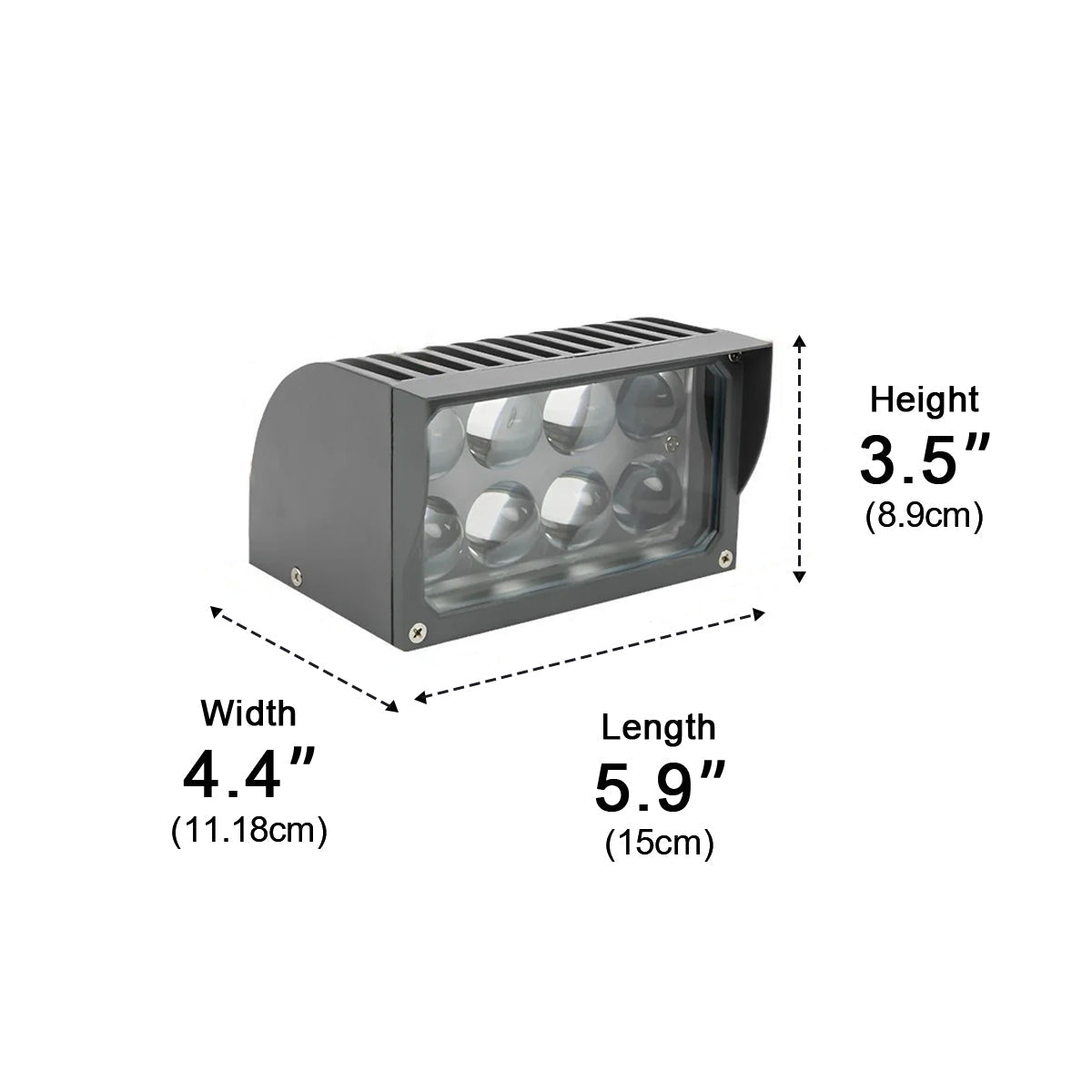 Waterproof IP65 LED Modern Outdoor Wall Lights Spotlight - Flyachilles