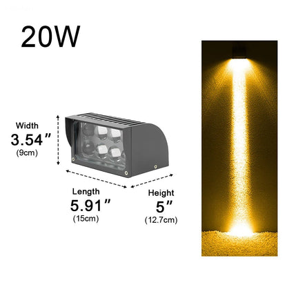 Waterproof IP65 LED Modern Outdoor Wall Lights Spotlight Lighting - Flyachilles