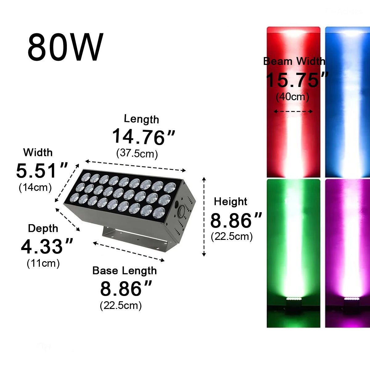 Waterproof IP65 LED Modern Outdoor Wall Lights Spotlight Lighting - Flyachilles