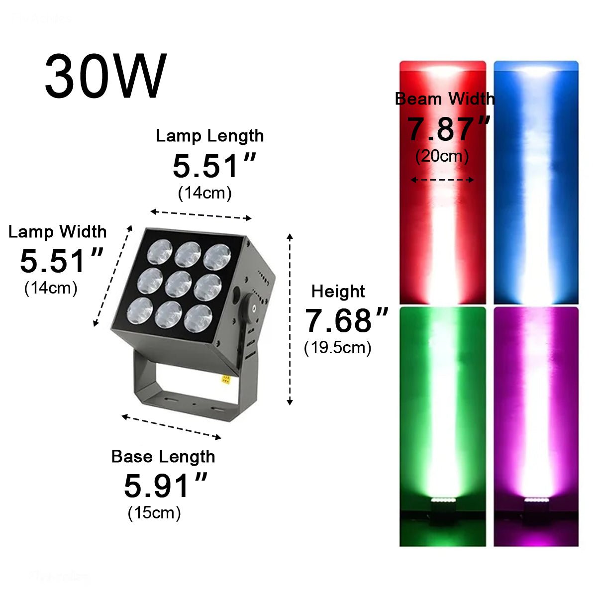 Waterproof IP65 LED Modern Outdoor Wall Lights Spotlight Lighting - Flyachilles