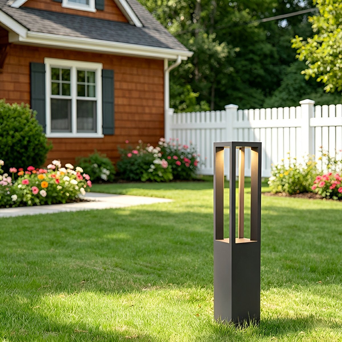 Waterproof LED High Pole Outdoor Post Light Pathway Lights - Flyachilles