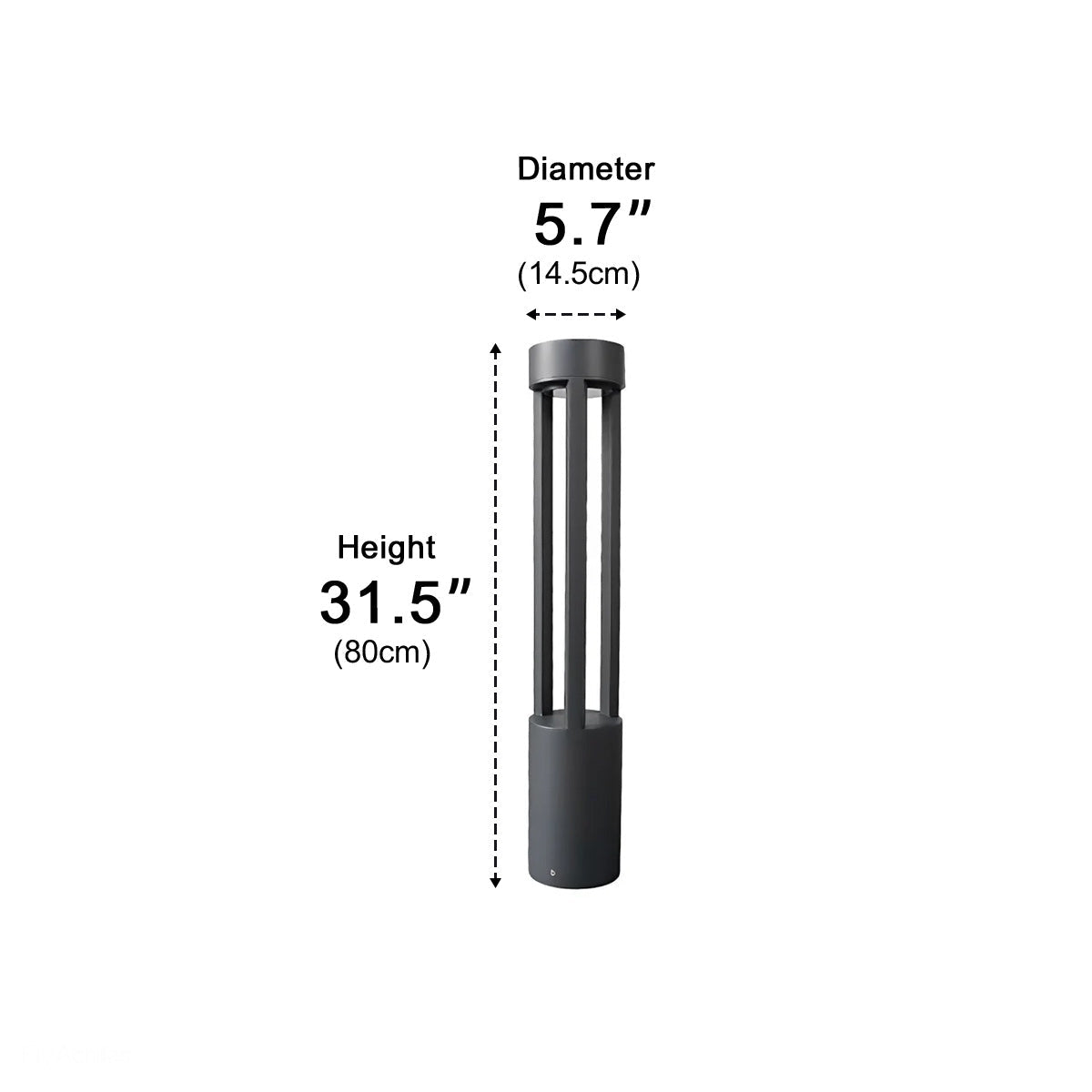 Waterproof LED High Pole Outdoor Post Light Pathway Lights - Flyachilles