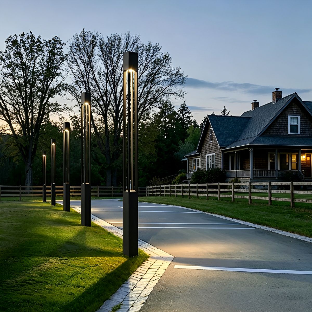 Waterproof LED High Pole Outdoor Post Light Pathway Lights - Flyachilles