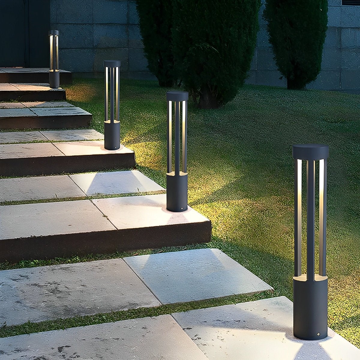 Waterproof LED High Pole Post Light Landscape Decorative Lighting for Outdoor - Flyachilles