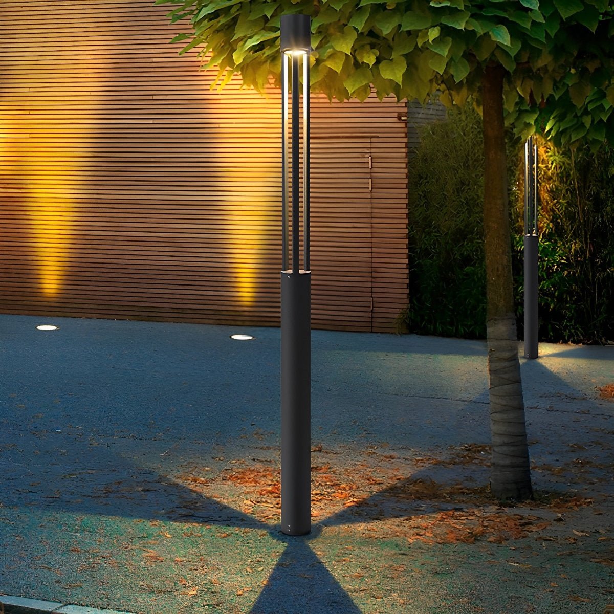 Waterproof LED High Pole Post Light Landscape Decorative Lighting for Outdoor - Flyachilles