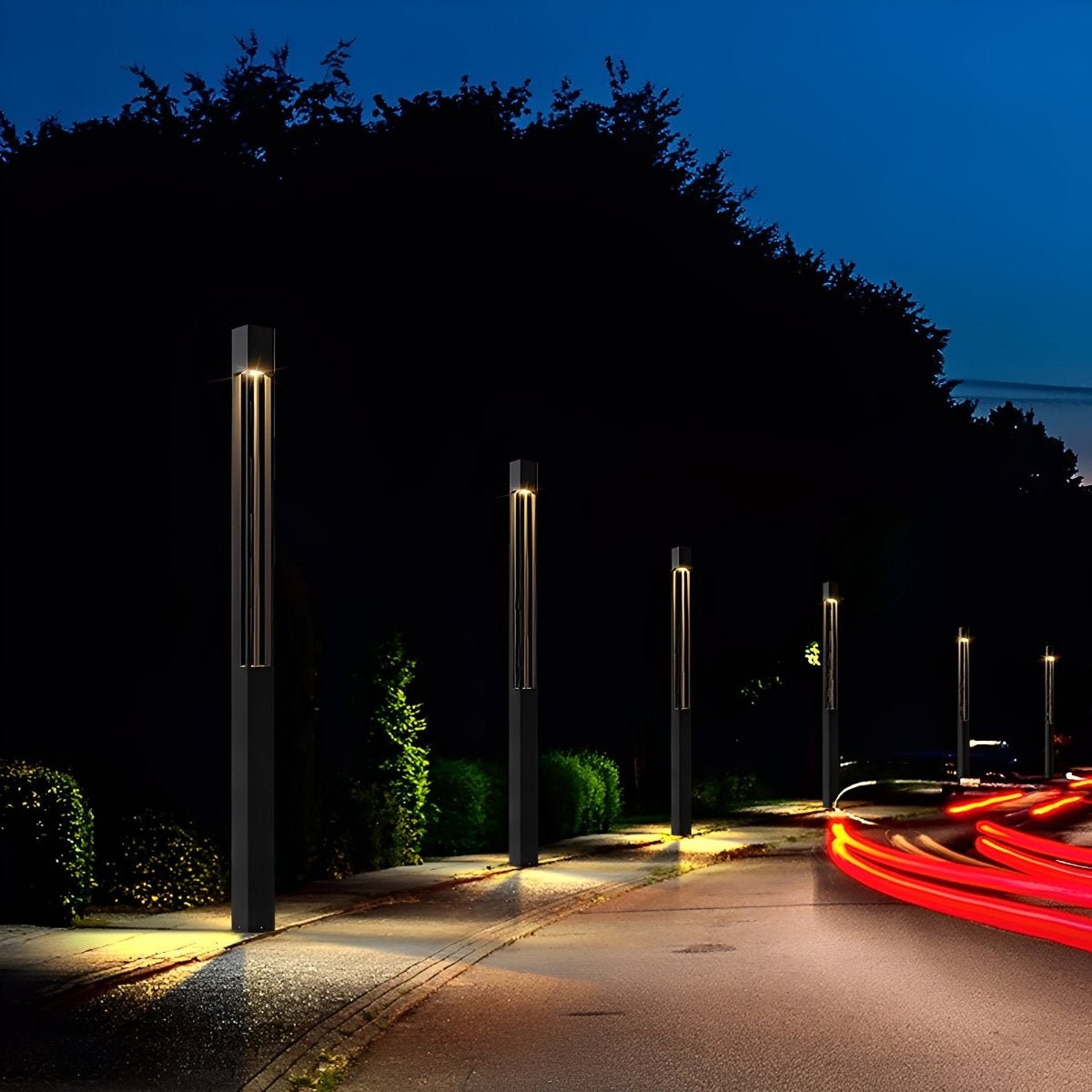 Waterproof LED High Pole Post Light Landscape Decorative Lighting for Outdoor - Flyachilles